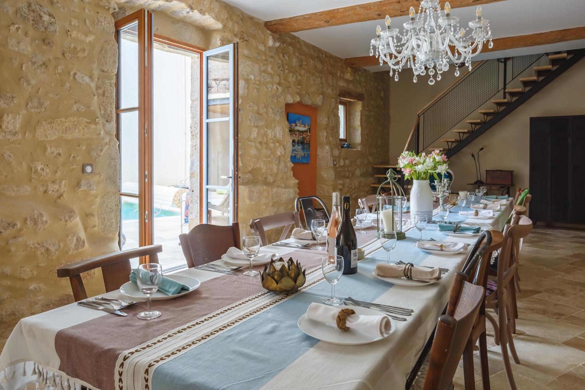 Maison Flamant Bed & Breakfast Saint-Genies-de-Fontedit Bagian luar foto